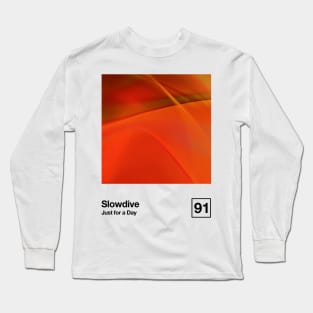 Just For A Day / Minimalist Style Graphic Artwork Design Long Sleeve T-Shirt